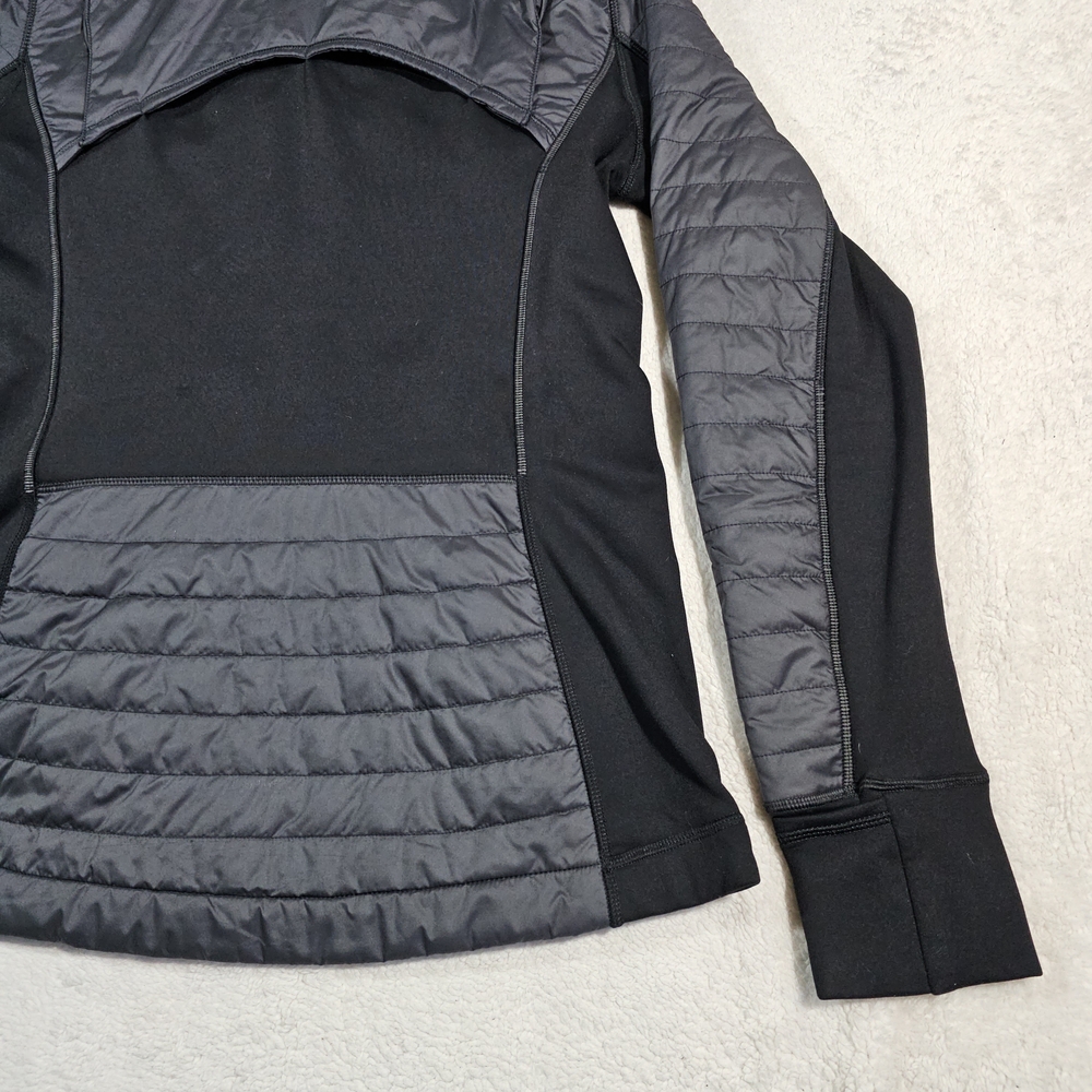 LULULEMON FIRST MILE QUILTED RUNNING Jacket Black Womens Size 10. - Picture 8 of 13